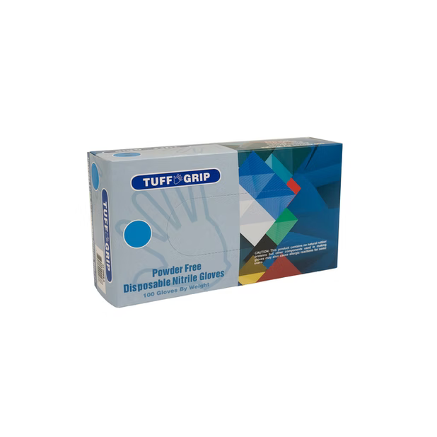 Nitrile Industrial Grade Powder Free - 4 mil - 100/Bx - 10 BX/CASE