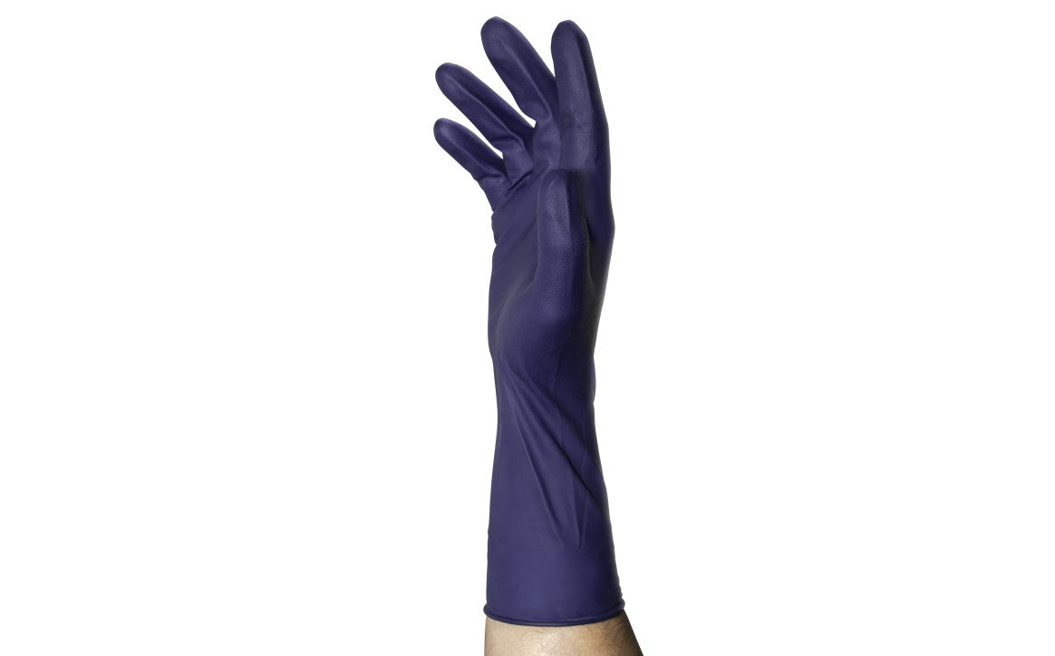 Thickster® Powder-Free Exam Grade Latex Disposable Gloves - 14 Mil - 50/BX - 10 BX/CASE
