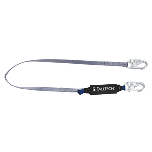 6' ViewPack® Energy Absorbing Lanyard, Single-leg with Steel Snap Hooks (Product # 8256)