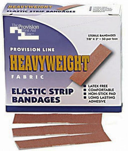 1" x 3" Heavy Weight Fabric Bandage - 50 per Box (Product # 61450)