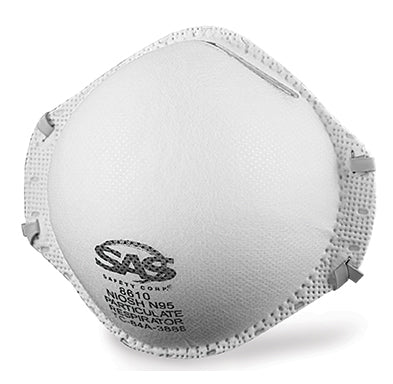 SAS - N95 Particulate Respirator 20/Box (Product # 8610SAS)
