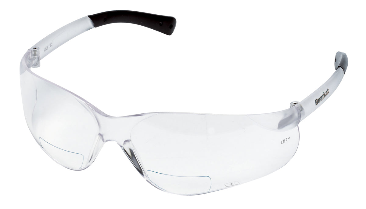 Bearkat® BK1 Magnifier, 1.5 Strength, Clear Lens - Non-Slip Soft Temple (Product # BKH15)