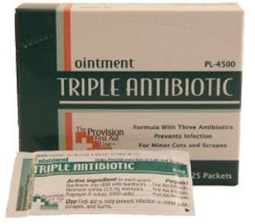 Triple-Antibiotic Ointment 1/32 oz. - 25 per Box (Product # 22373)