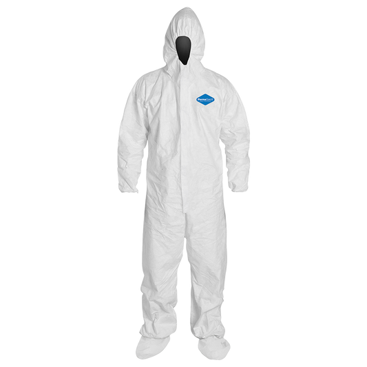 PermaGard™ Coverall w/ Attached Hood & Boots - 25/CASE