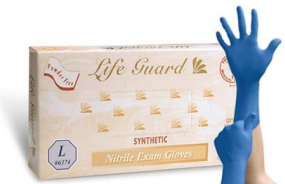 Blue Nitrile Medical Grade 8 mil - 11.5" Length 50/BX - 10 BX/CASE