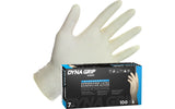 Dyna Grip® Powder-Free Exam Grade Latex Disposable Gloves - 7 Mil - 100/BX - 10BX/CASE