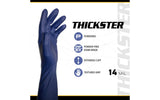 Thickster® Powder-Free Exam Grade Latex Disposable Gloves - 14 Mil - 50/BX - 10 BX/CASE