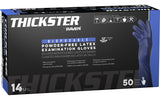 Thickster® Powder-Free Exam Grade Latex Disposable Gloves - 14 Mil - 50/BX - 10 BX/CASE