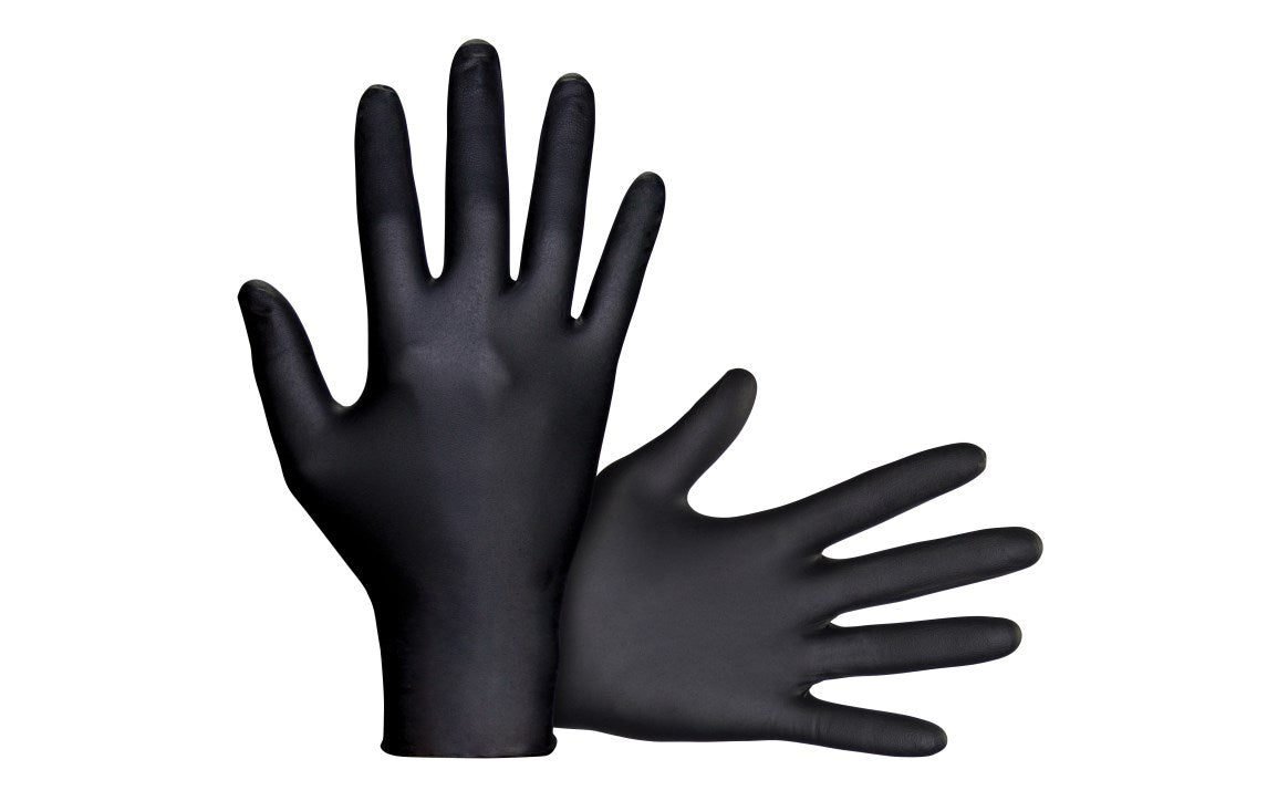 Raven® Powder-Free Exam Grade Nitrile Disposable Gloves - 7 Mil - 100/BX - 10 BX/CASE