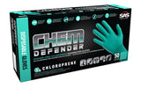 Chem Defender® Powder-Free Exam Grade Chloroprene Disposable Gloves - 5 Mil - 50/BX - 10 BX/CASE