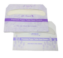 Premium Toilet Seat Covers - Half Fold - 250 PC/Pack - 20 Packs/Case