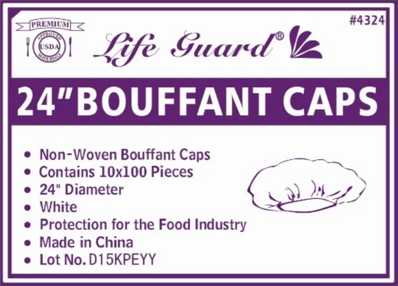 Bouffant Cap Hair Nets 24