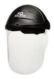 "XO Skeleton" Headgear Clear 1 Piece Molded Face Shield (Product # 104)