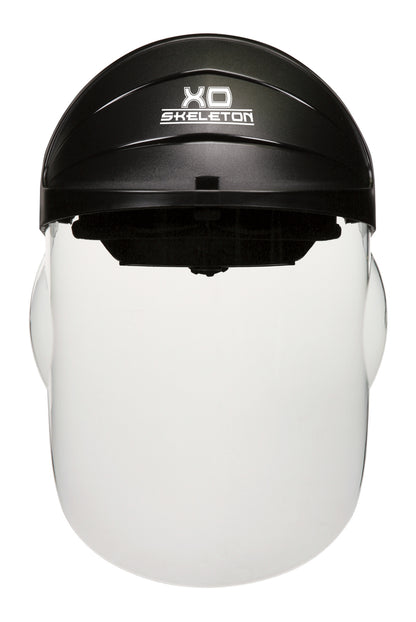 "XO Skeleton" Headgear Clear 1 Piece Molded Face Shield (Product # 104)