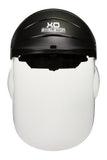 "XO Skeleton" Headgear Clear 1 Piece Molded Face Shield (Product # 104)