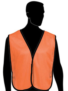 Plain Vest - Fluorescent Orange - Non Rated (Product # N16000F)