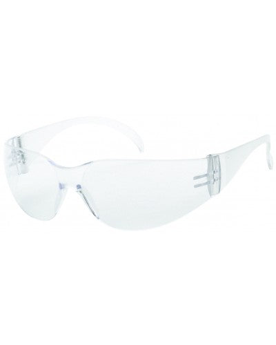 INOX® F-I™ - Clear Lens With Clear Frame - Anti Fog / Anti Scratch Lens Coating (Product # 1715QC/AF)