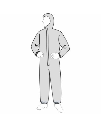 PermaGard II - Coverall with Hood Elastic Wrists & Ankles (Product # 18127)