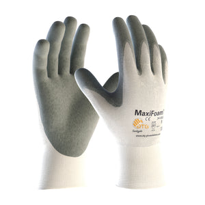 Maxifoam® Premium Seamless Knit Nylon Glove w/ Nitrile Coated Foam Grip - Sold per Dozen - (Product # 34-800)