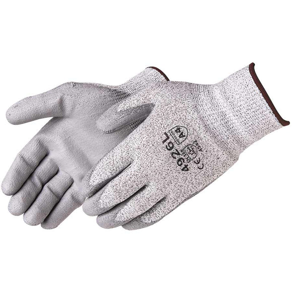 Z-GRIP Gray Polyurethane A4 Cut Resistant Gloves (Product # 4926)