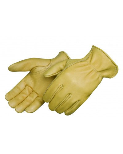 Golden Deerskin Leather Driver Glove - Sold/Dozen (Product # 6918)