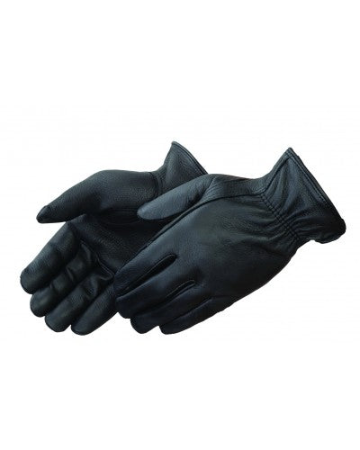 Black Deerskin Leather Driver Glove - Sold/Dozen (Product #6918BK)