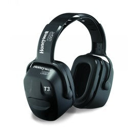 Thunder® T3 Black Over-The-Head Dielectric Air Flow Control™ Earmuffs With Snap-In Ear Cushions (Product # HON1010970)