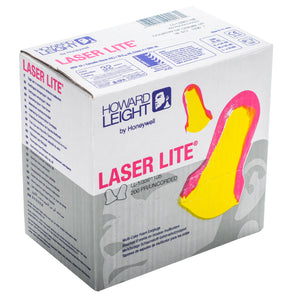 Laser-Lite® Polyurethane Foam Disposable Uncorded Earplugs NRR: 32dB (Product # LL-1)