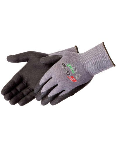 Safety Work Gloves Pu Coated 13 Gauge Polyester Glove With - Temu