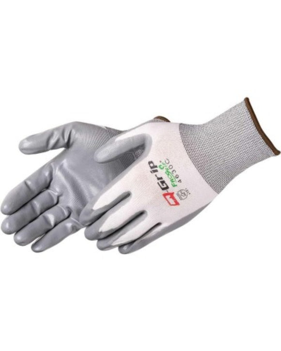 Airgas - B1399NFWPCP-11 - SHOWA™ Size 11 Heavy Duty Natural Rubber Palm Coated  Work Gloves With Cotton Liner And Gauntlet Cuff