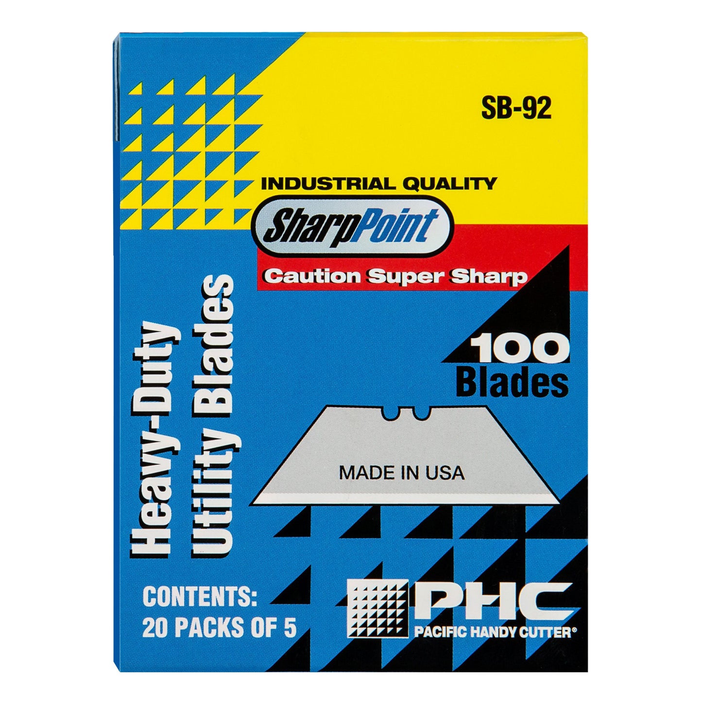Standard Utility Blade - Box of 100 - (Item # SB-92)
